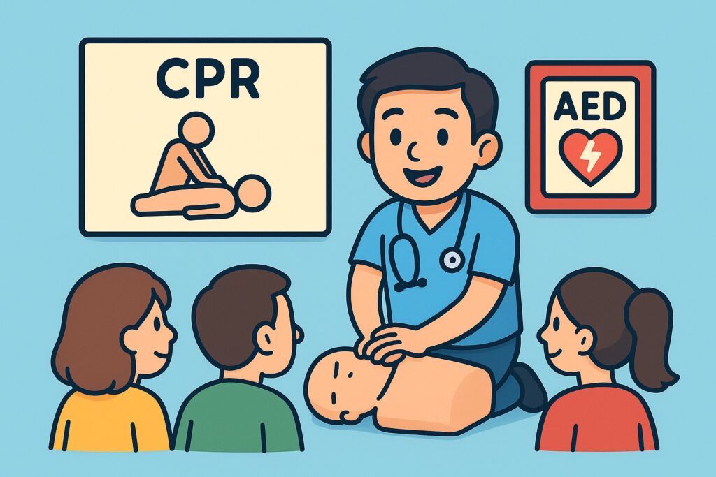 cpr + aed cpr + aed